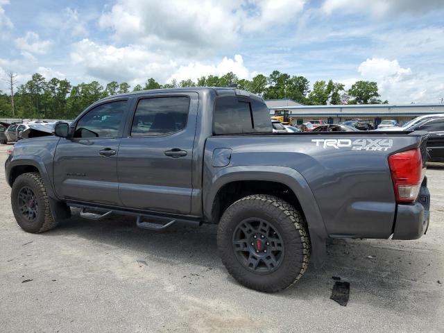 3TMCZ5AN0HM113871 - 2017 TOYOTA TACOMA DOUBLE CAB GRAY photo 2