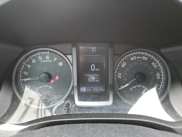 3TMCZ5AN0HM113871 - 2017 TOYOTA TACOMA DOUBLE CAB GRAY photo 9