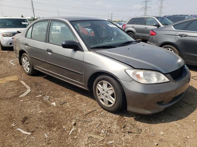 1HGES16355L001658 - 2005 HONDA CIVIC DX VP GRAY photo 4