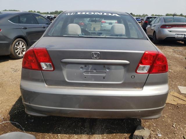 1HGES16355L001658 - 2005 HONDA CIVIC DX VP GRAY photo 6