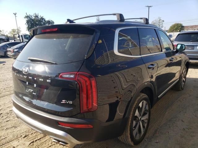 5XYP64HC3MG154270 - 2021 KIA TELLURIDE S BLACK photo 4