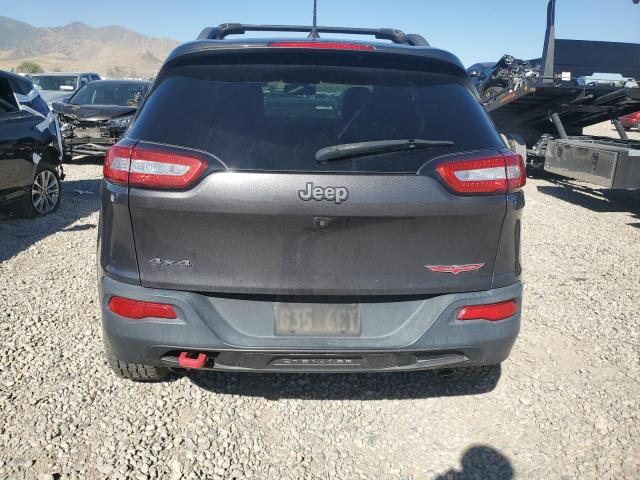 1C4PJMBS7HW656996 - 2017 JEEP CHEROKEE TRAILHAWK GRAY photo 6