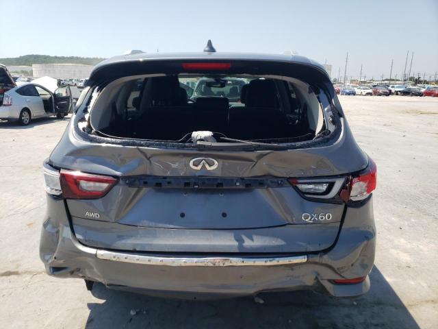 5N1DL0MM1KC562282 - 2019 INFINITI QX60 LUXE GRAY photo 6