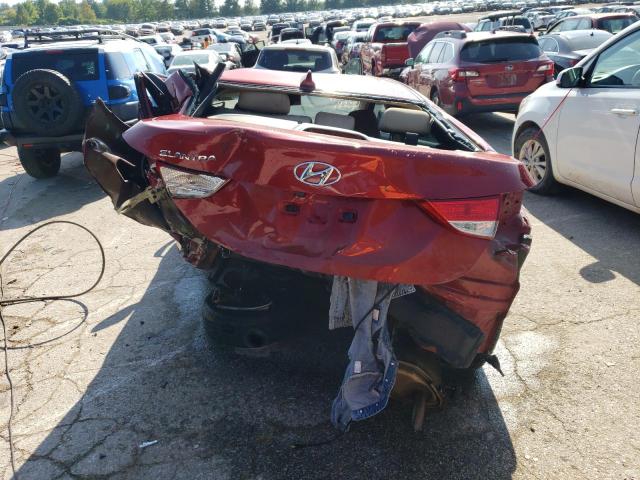 KMHDH4AE2DU501445 - 2013 HYUNDAI ELANTRA GLS RED photo 6