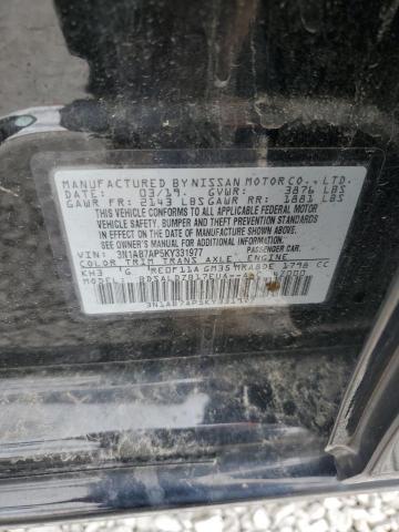 3N1AB7AP5KY331977 - 2019 NISSAN SENTRA S BLACK photo 12