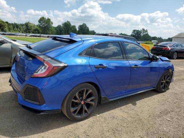 SHHFK7G41JU223395 - 2018 HONDA CIVIC SPORT 蓝色 照片 3