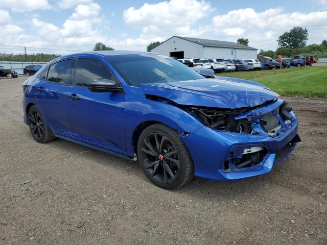 SHHFK7G41JU223395 - 2018 HONDA CIVIC SPORT 蓝色 照片 4