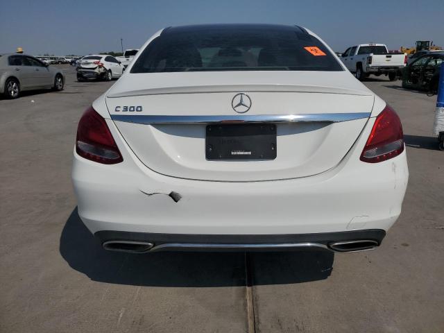 WDDWF4JB7HR292095 - 2017 MERCEDES-BENZ C 300 WHITE photo 6