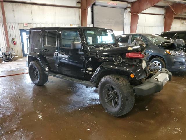 1C4BJWEG7CL179736 - 2012 JEEP WRANGLER U SAHARA 黑色 照片 4