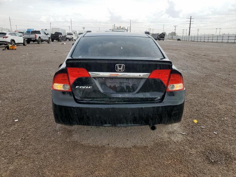 19XFA1F68AE072260 - 2010 HONDA CIVIC LX-S Siyah fotoğraf 6