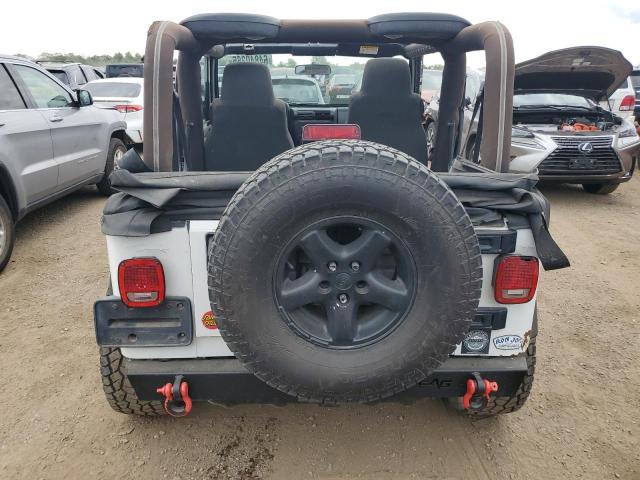 1J4FA39S46P728511 - 2006 JEEP WRANGLER X თეთრი ფოტო 6