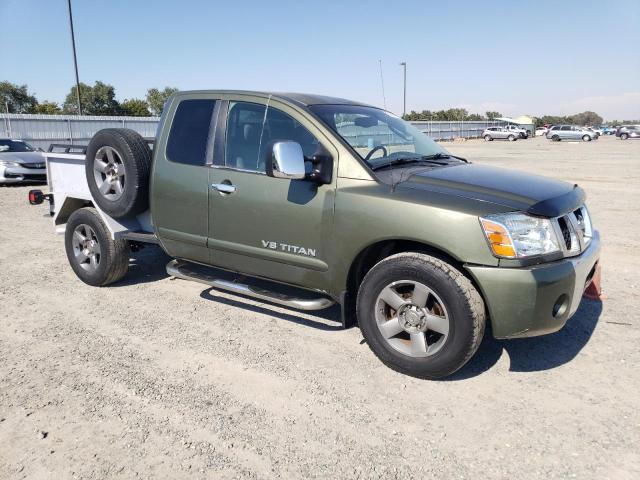 1N6AA06B85N507424 - 2005 NISS TITAN XE GREEN photo 4