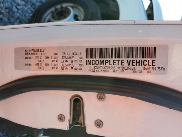 3C7WRTCL3GG291092 - 2016 RAM 3500 WHITE photo 13