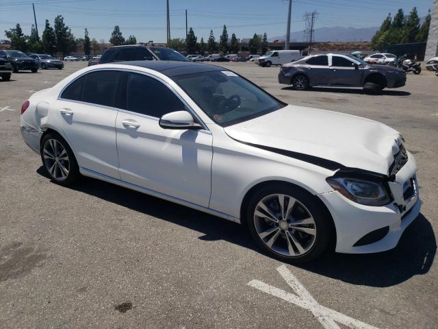 55SWF4JB6GU142833 - 2016 MERCEDES-BENZ C 300 WHITE photo 4