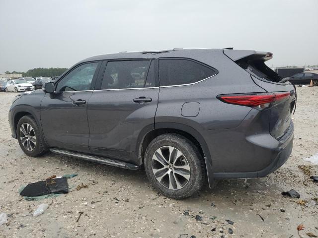 5TDGZRAH7NS541175 - 2022 TOYOTA HIGHLANDER XLE ნაცრისფერი ფოტო 2