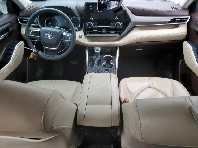 5TDGZRAH7NS541175 - 2022 TOYOTA HIGHLANDER XLE ნაცრისფერი ფოტო 8