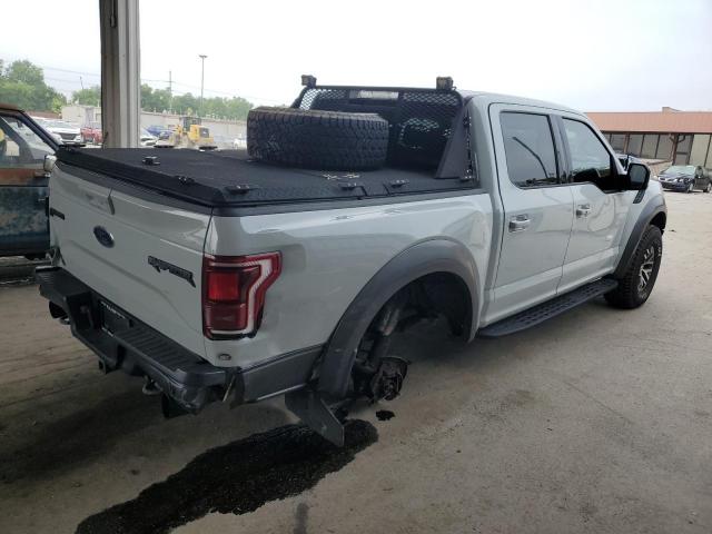 1FTFW1RG3HFA44727 - 2017 FORD F150 RAPTOR GRAY photo 3