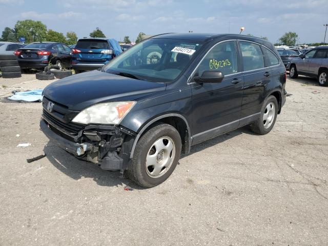 5J6RE48378L015906 - 2008 HONDA CR-V LX BLACK photo 1