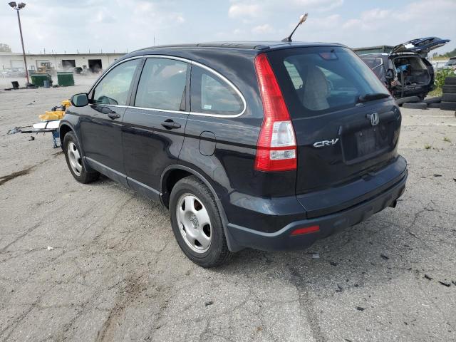 5J6RE48378L015906 - 2008 HONDA CR-V LX BLACK photo 2