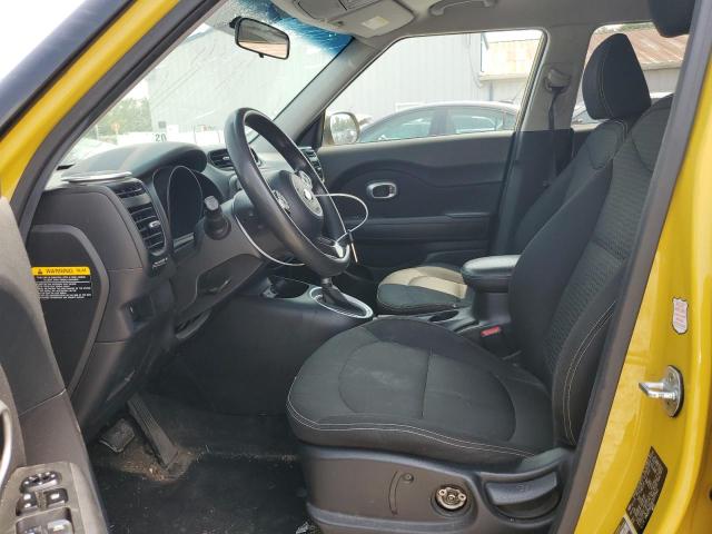 KNDJP3A53E7077343 - 2014 KIA SOUL + YELLOW photo 7