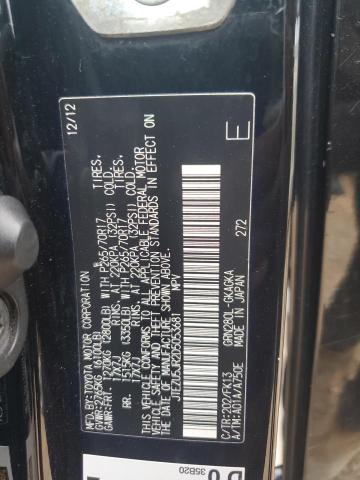 JTEZU5JR2D5053681 - 2013 TOYOTA 4RUNNER SR5 BLACK photo 13