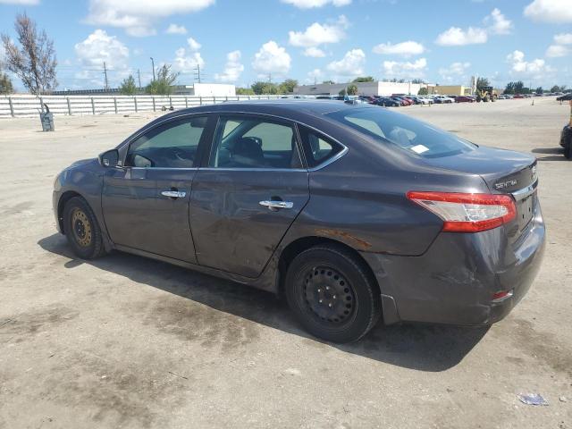 3N1AB7AP1DL786213 - 2013 NISSAN SENTRA S GRAY photo 2