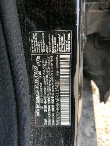 WDDGF8BB6BR135451 - 2011 MERCEDES-BENZ C 300 4MATIC BLACK photo 12