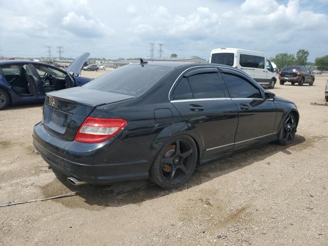 WDDGF8BB6BR135451 - 2011 MERCEDES-BENZ C 300 4MATIC BLACK photo 3
