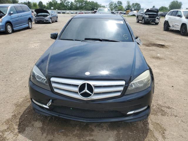 WDDGF8BB6BR135451 - 2011 MERCEDES-BENZ C 300 4MATIC BLACK photo 5