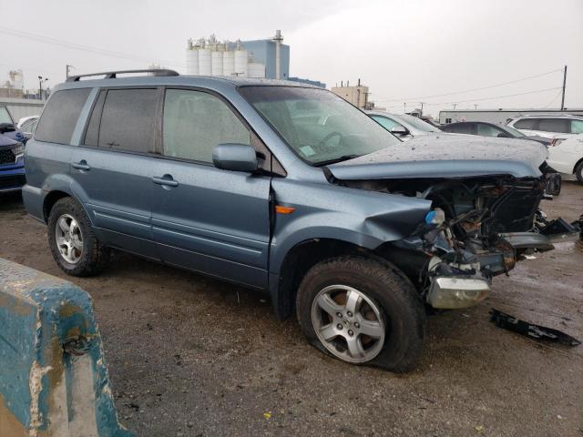 2HKYF18796H563407 - 2006 HONDA PILOT EX BLUE photo 4