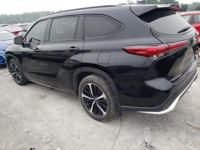 5TDJZRBH0MS115492 - 2021 TOYOTA HIGHLANDER XSE BLACK photo 2