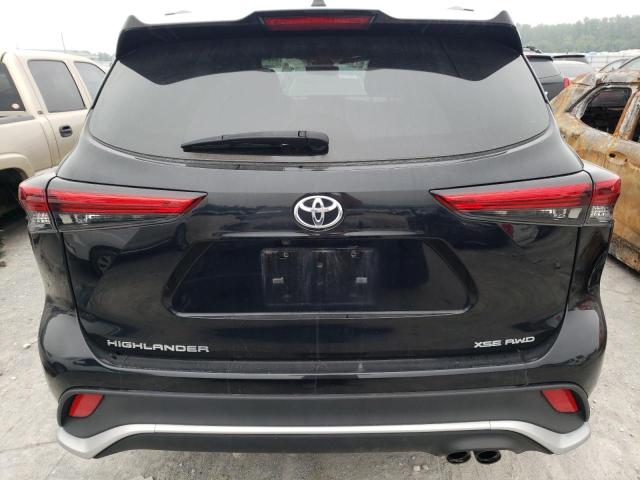 5TDJZRBH0MS115492 - 2021 TOYOTA HIGHLANDER XSE BLACK photo 6