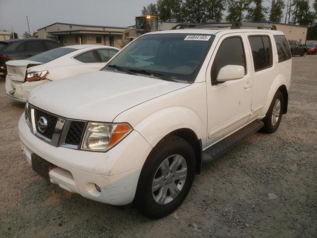 5N1AR18U65C789683 - 2005 NISSAN PATHFINDER LE WHITE photo 1