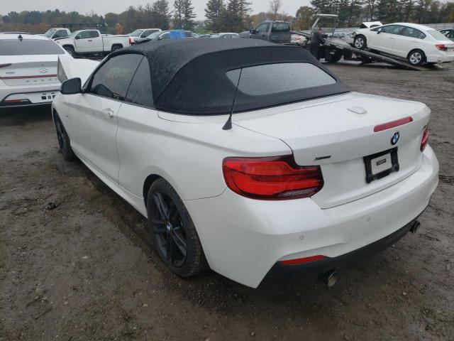 WBA2N3C57KVE45862 - 2019 BMW M240XI WHITE photo 3