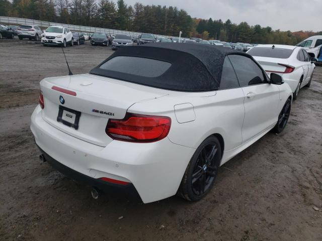 WBA2N3C57KVE45862 - 2019 BMW M240XI WHITE photo 4