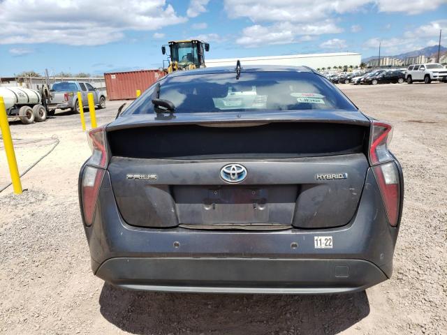 JTDKBRFU9J3057640 - 2018 TOYOTA PRIUS GRAY photo 6