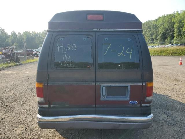 1FDEE14H5RHB52301 - 1994 FORD ECONOLINE E150 VAN BURGUNDY photo 6