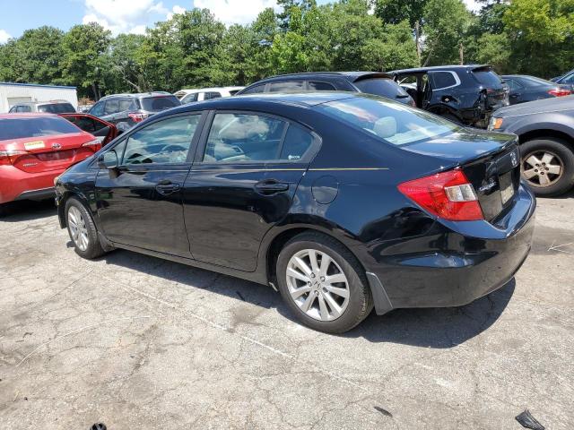 19XFB2F90CE035610 - 2012 HONDA CIVIC EXL BLACK photo 2