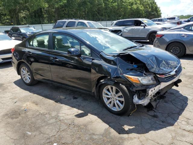 19XFB2F90CE035610 - 2012 HONDA CIVIC EXL BLACK photo 4