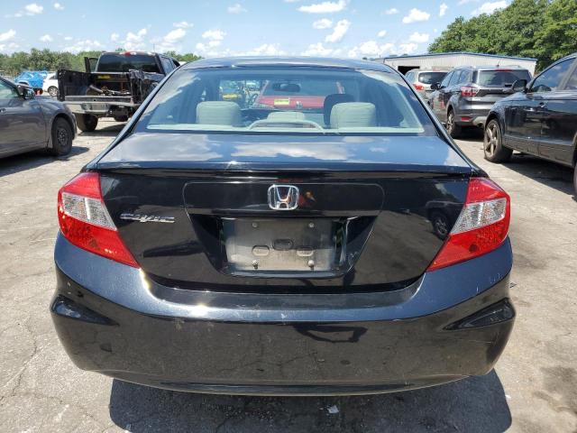 19XFB2F90CE035610 - 2012 HONDA CIVIC EXL BLACK photo 6