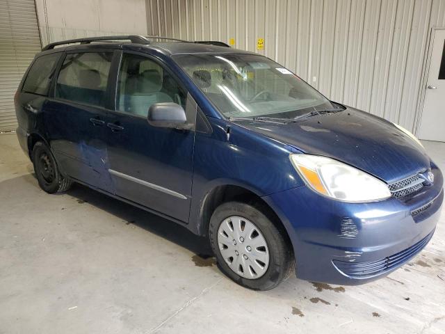 5TDZA23C74S218302 - 2004 TOYOTA SIENNA CE BLUE photo 4