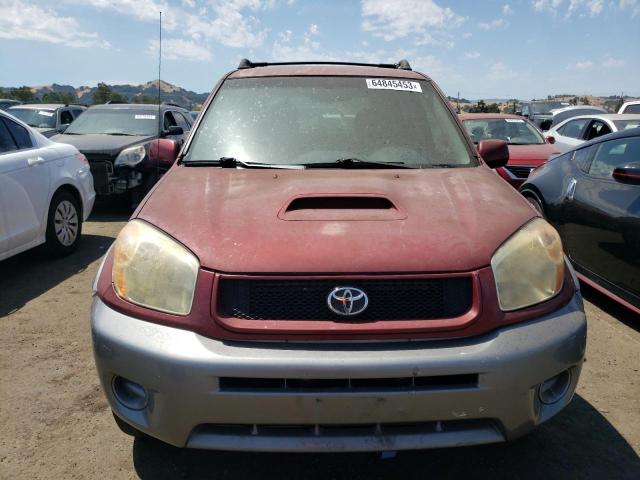 JTEGD20V050094118 - 2005 TOYOTA RAV4 RED photo 5