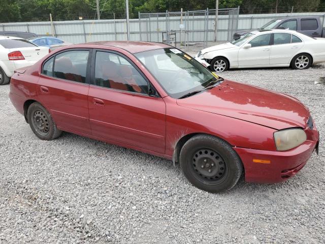 KMHDN46D46U274741 - 2006 HYUNDAI ELANTRA GLS BURGUNDY photo 4