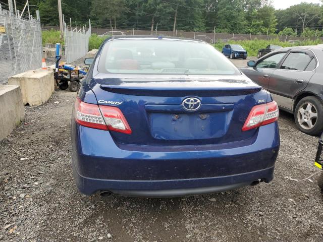 4T1BF3EK3BU581357 - 2011 TOYOTA CAMRY BASE BLUE photo 6