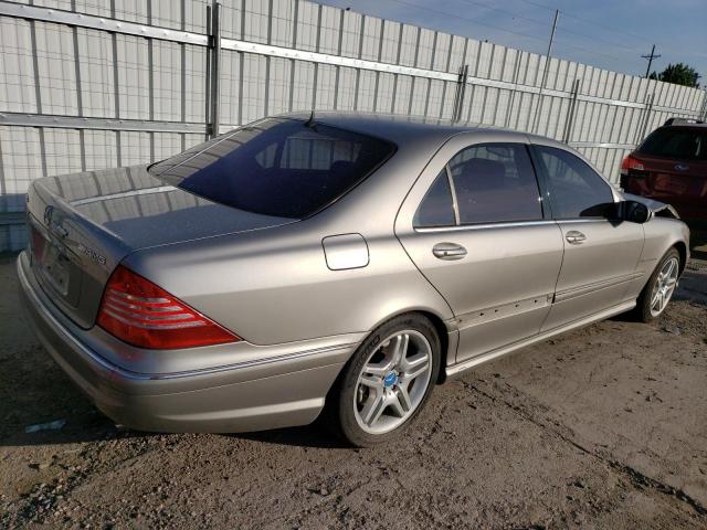 WDBNG74J05A440927 - 2005 MERCEDES-BENZ S 55 AMG SILVER photo 3