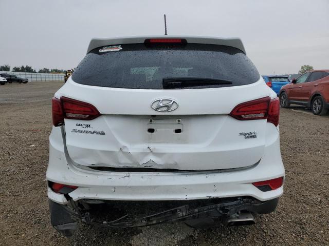 5NMZTDLB9JH091984 - 2018 HYUNDAI SANTA FE S WHITE photo 6