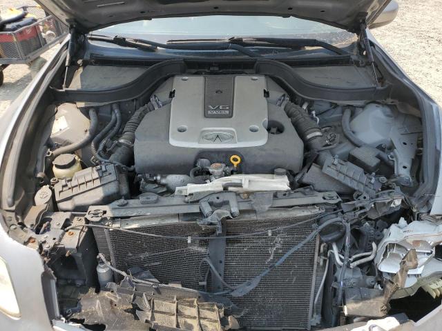 JNKCV61E99M306159 - 2009 INFINITI G37 BASE GRAY photo 11