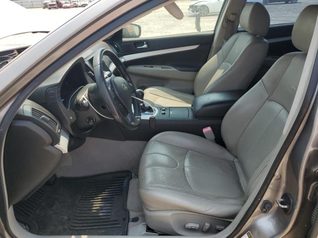 JNKCV61E99M306159 - 2009 INFINITI G37 BASE GRAY photo 7