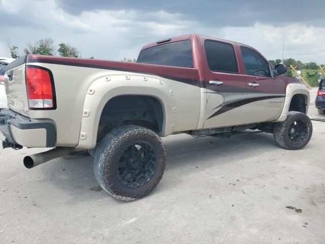 1GT125E80DF151823 - 2013 GMC SIERRA K2500 DENALI RED photo 3