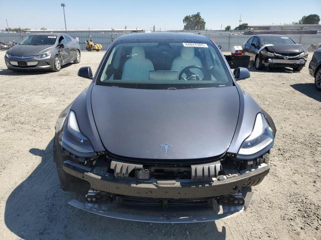 5YJ3E1EA0MF927870 - 2021 TESLA MODEL 3 ნაცრისფერი ფოტო 5